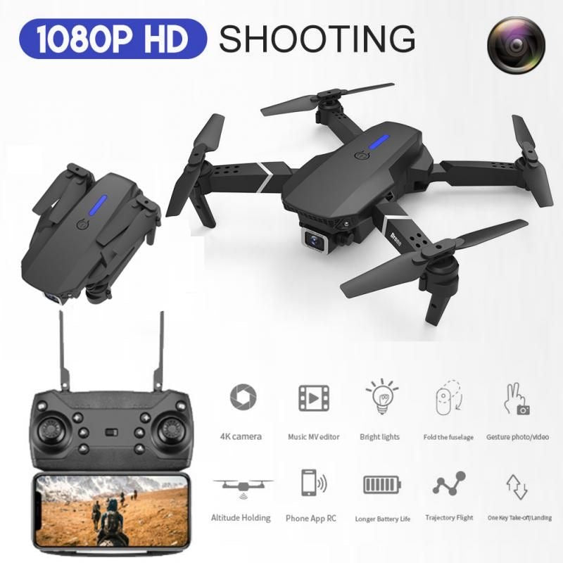 E88 Pro Drone E88 Max Dual Camera Dron Comercial Avec Telecommande De Visionnage Kids Plane Drone With 12Mp Camera