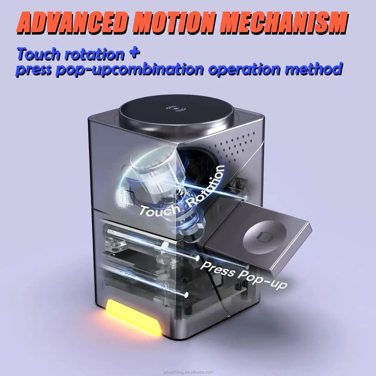 3-in-1 magnetic wireless charging station,ios and android